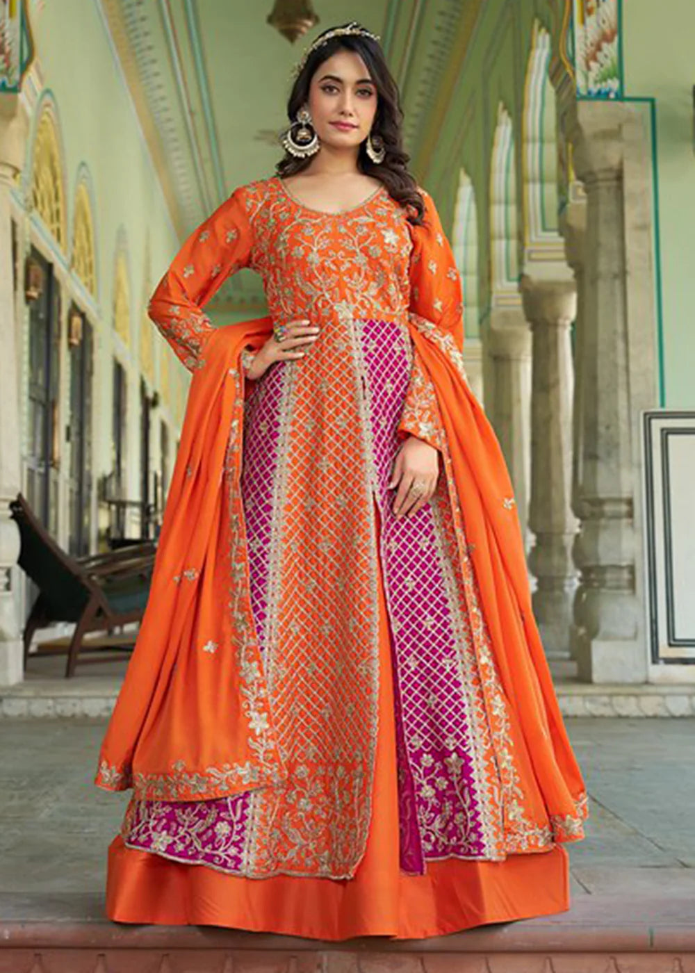 Chandni Charm Luxury Gown